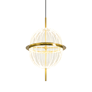 Подвесной светильник Delight Collection 8631P/C gold/clear