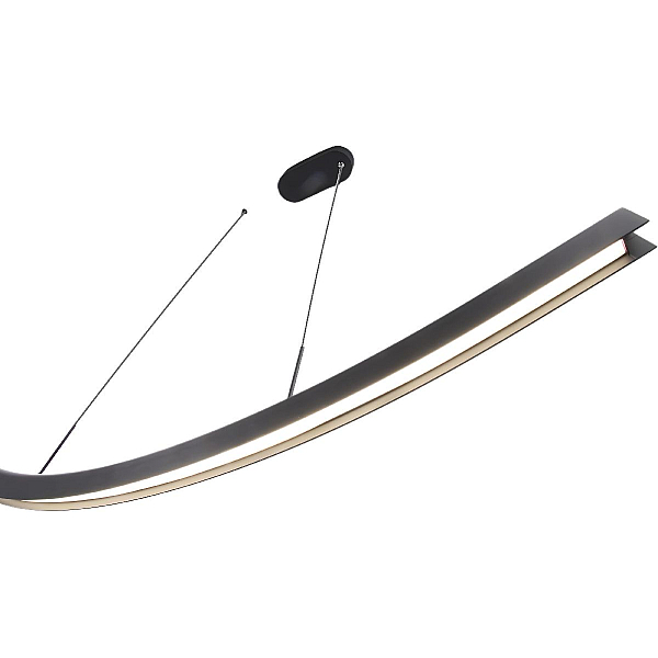 Подвесной светодиодный светильник Mizi'en Slim MZ31505-1500A-black