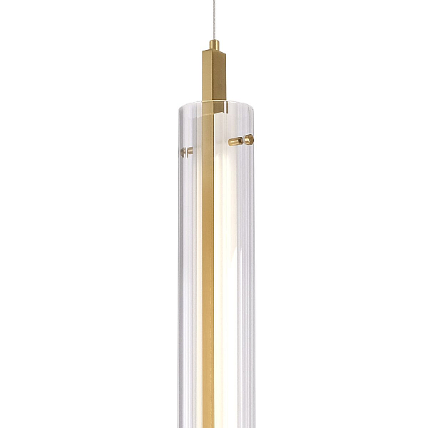Подвесной светодиодный светильник Indigo Vitreo 11067/B/1P Brass V000175L