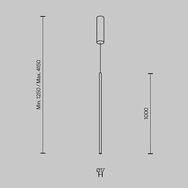 Подвесной светодиодный светильник Maytoni Halo MOD246PL-L24BK1