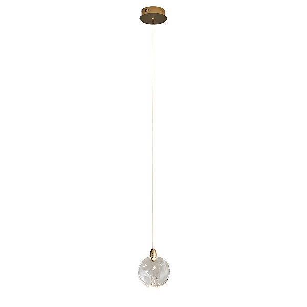 Подвесной светильник Delight Collection OD2440-1 gold/clear