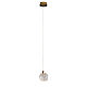 Подвесной светильник Delight Collection OD2440-1 gold/clear