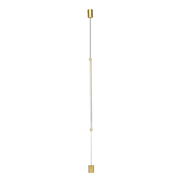 Подвесной светодиодный светильник Indigo Linea 14024/A/1P Brass V000122L