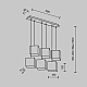 Подвесной светильник Modelux Modestyle MS.161.760 BS
