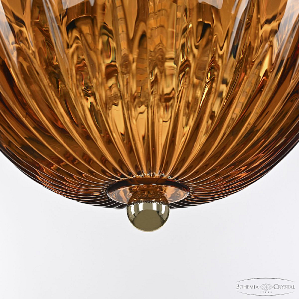 Подвесной светильник Bohemia Ivele Crystal 5480/17 G Amber/M-1G