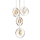 Подвесной светильник Delight Collection Cowley P60669-4 gold/clear