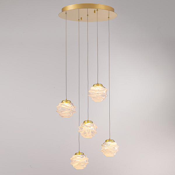 Подвесной светильник Delight Collection MD25030003-5A gold/clear