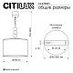 Подвесной светильник Citilux STATUS CL472021