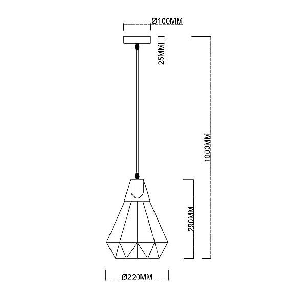 Подвесной светильник MyFar Brigitte MR1404-1P