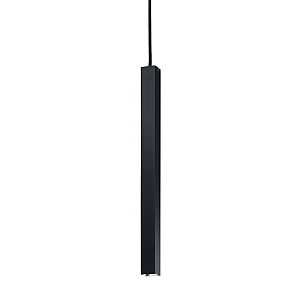 Подвесной светодиодный светильник Ideal Lux Ultrathin SP1 Small Square Nero 194202