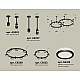 Комплект подвесного светильника Ambrella Light Techno Ring XR92221003  (A9222, A9227, C9238, C9232, N8415)