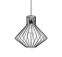 Подвесной светильник Ideal Lux Ampolla-4 SP1 Nero 167497