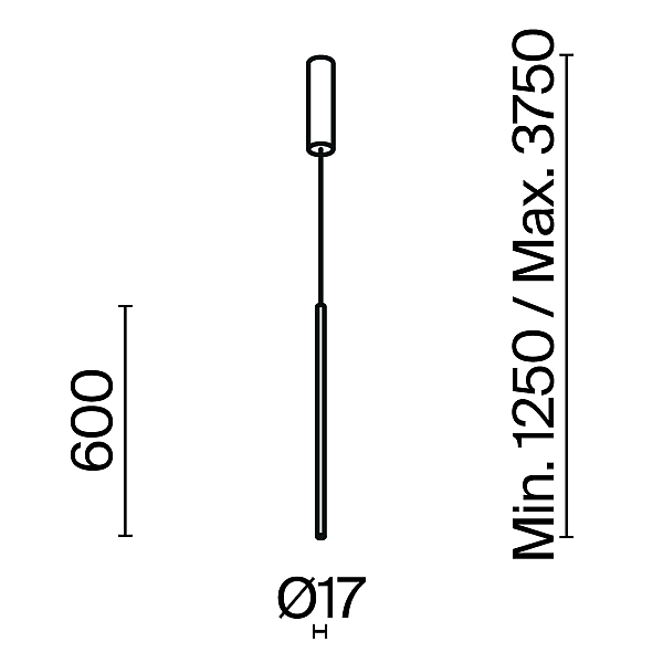 Подвесной светодиодный светильник Maytoni Halo MOD246PL-L12BK