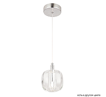 Подвесной светильник Crystal Lux BOX SP1 CHROME/TRANSPARENT