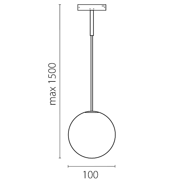 Светильник подвесной 24V 6W 180° 3000K, черный/белый матовый Linea Lightstar 206837