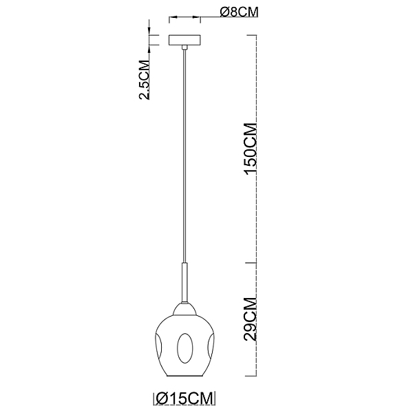 Подвесной светильник Arte Lamp Yuka A7759SP-1PB