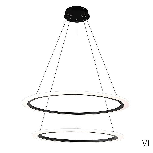 Подвесной светодиодный светильник Crystal Lux Manzana SP53W Led  Black