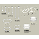 Комплект подвесного светильника Ambrella Light Techno Ring XR92212260 (A9221, A9226, C9241, C9232, C9236, C9231, N8461, N8477)