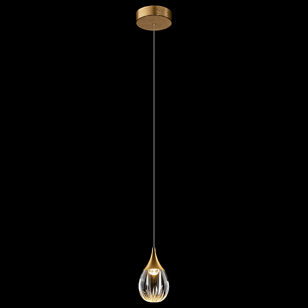 Подвесной светильник Delight Collection Stilla MD24001004-1A gold/clear