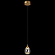Подвесной светильник Delight Collection Stilla MD24001004-1A gold/clear