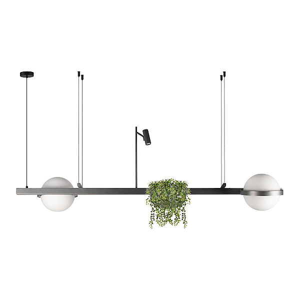 Подвесной светодиодный светильник Loft IT Jardin 10121/D Dark grey