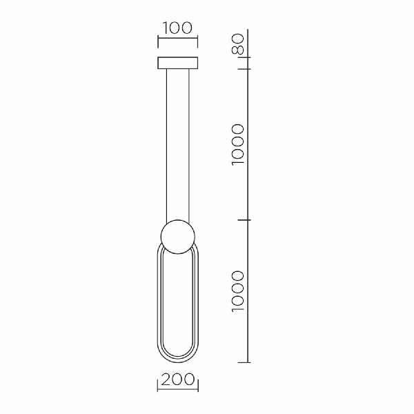 Подвесной светильник LED4U 8576 BK Подвесной светильник LED4U 8576 BK