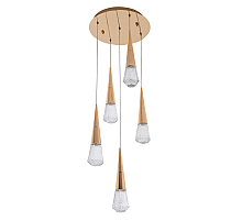 Каскадная люстра Modelux ML.3315.5 GD