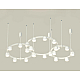 Комплект подвесного светильника Ambrella Light Techno Ring XR92082210 (A9208x3, C9241, C9236, C9231, N8477, N8461)
