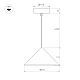 Подвесной светильник Arlight SP-MAKOTO-R240-10W Warm3000 (BK, 36 deg, 230V, TRIAC) 057212