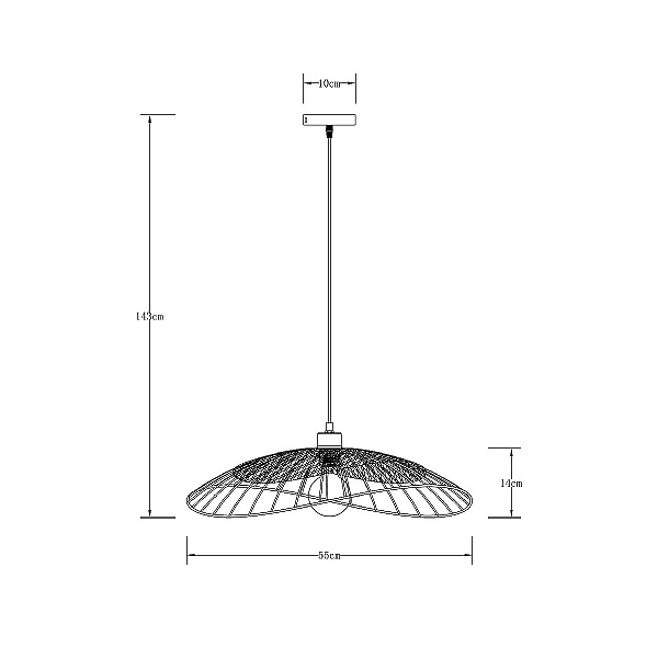 Подвесной светильник Arte Lamp WOODSTOCK A7061SP-1BK