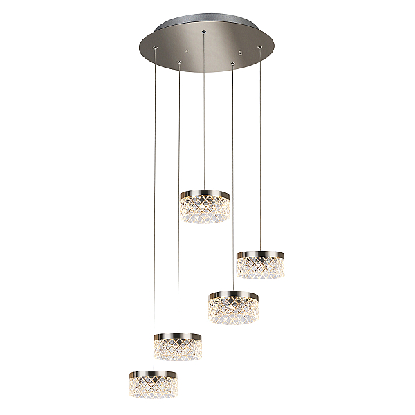 Подвесной светильник Delight Collection MD21020075 MD21020075-5A satin nickel