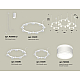 Комплект подвесного светильника Ambrella Light Techno Ring XR92082200 (A9208x3, C9241, C9236, C9231, N8444)