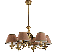 Люстра на штанге Kutek San Marino Lampshade SAN-ZW-6(P/A)CR