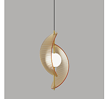 Подвесной светильник Delight Collection MD24030035-1A brass/amber