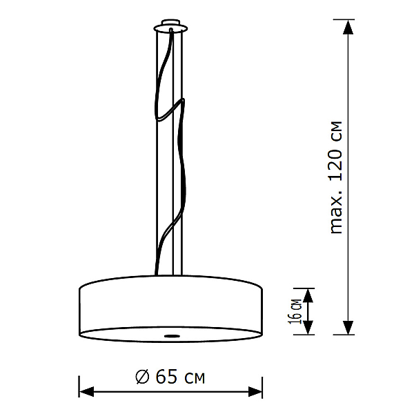 Подвесной светильник LightHall Viviana 65 LH022009