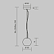 Подвесной светильник Maytoni Modern Basic Texture MOD461PL-01BG