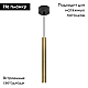 Подвесной светодиодный светильник Arlight SP-Pipe-Hang-L300-R30-9W Warm3000 038647