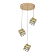Подвесная светодиодная люстра Indigo Radioso 12048/3P Gold V000134L