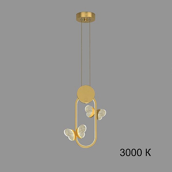 Подвесной светильник Imperium Loft Babetta Geometry C Brass 3000К 212870-23