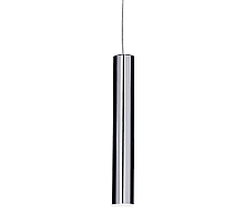 Подвесной светодиодный светильник Ideal Lux Ultrathin SP1 Small Round Cromo 187662