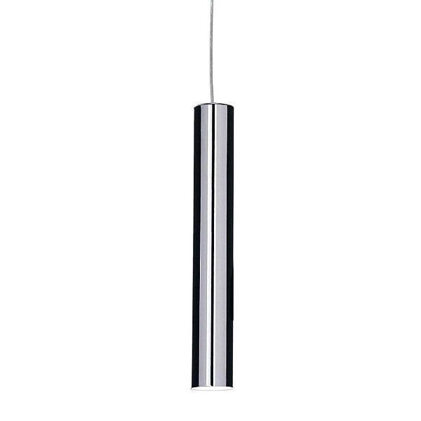 Подвесной светодиодный светильник Ideal Lux Ultrathin SP1 Small Round Cromo 187662