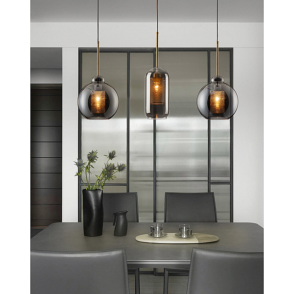 Подвесной светильник Imperium Loft Catch Smoky 214046-23