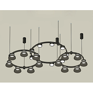 Комплект подвесного светильника Ambrella Light Techno Ring XR92092010 (A9209x3, C9242, C9238, C9232, N8141, N8113)