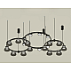 Комплект подвесного светильника Ambrella Light Techno Ring XR92092010 (A9209x3, C9242, C9238, C9232, N8141, N8113)