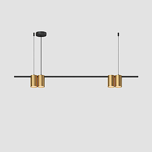 Подвесной светильник Denkirs Orbit DK4061-BK+SG