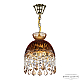 Подвесной светильник Bohemia Ivele Crystal 5478/22 G Amber/M-1G Leafs K721