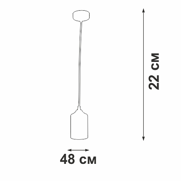Потолочная люстра Vitaluce V2833-1/1S