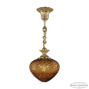 Подвесной светильник Bohemia Ivele Crystal 7003P/18 G Amber/H-1A