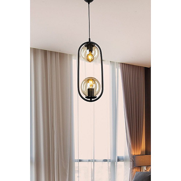 Подвесной светильник Toplight Kerrie TL1609H-02BK