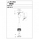 Подвесной светильник iLedex Delta 2362-1 BK+GRP